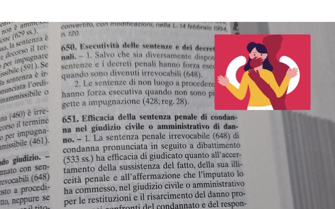 Risarcimenti Frosinone Roma. Risarcimento danni alla persona – Prove: giudicato penale nel giudizio civile. Cassazione Civile, Sez. III, 10/05/2024, n.12901- Avvocato Risarcimenti Roma Frosinone